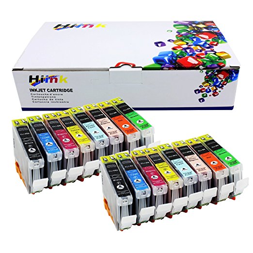 Hi Ink 16 Pack CLI8 CLI-8 Ink For Canon Pixma Pro6000 Pro6500 Pro9000 Mark II