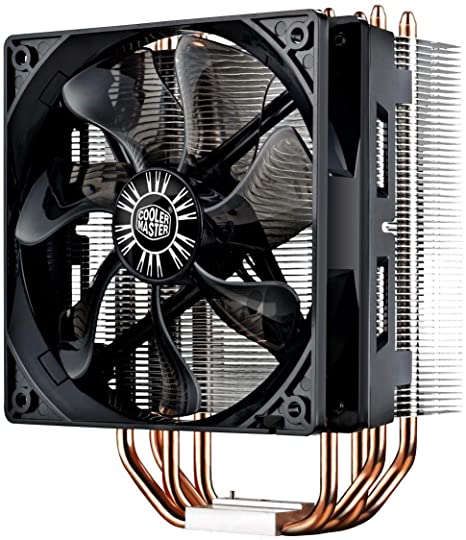 Cooler Master Hyper 212 Evo CPU Cooler, 4 CDC Heatpipes, 120mm PWM Fan, Aluminum Fins for AMD Ryzen/Intel LGA1200/1151, 4 Heat Pipes (RR-212E-20PK-R2)