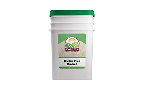 Valley Food Storage - Gluten-Free Freeze Dried Food Bucket - Use for Your Family's Emergency Food Kit or Add to Your Survival Gear