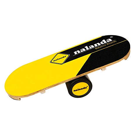 Nalanda Balance Boards Trainer for Balance Training and Exercising, Physical Therapy, Fit Board Improve Core Strength, Abs, Legs, Arms, Ankles and Skills for Wakeboarding, Surfing, and Skateboarding