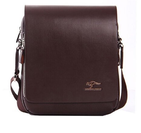 EconoLed Mens Genuine LeatherPU Authentic kangaroo kingdom Shoulder Bag Messenger Bags