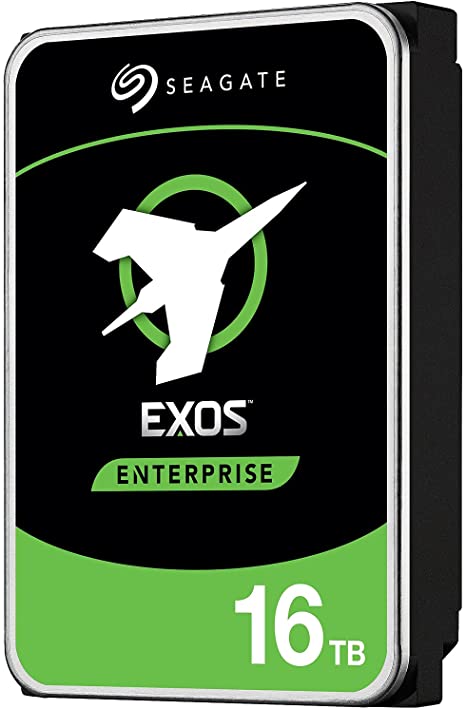 Seagate Exos X16 16TB Enterprise HDD – 7200 RPM, 256MB Cache, 12 Gb/s SAS, 512e/4Kn, 2.5M-hr MTBF Rating, 3.5" Form Factor Internal Hard Drive, Crypto Chia Mining - ST16000NM002G