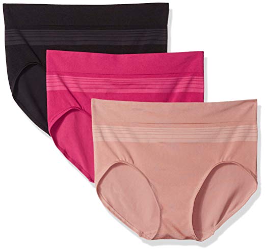 Warner's Women's Blissful Benefits Seamless Brief Pany 3 Pack