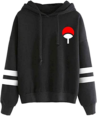 FLYCHEN Women's Fashion Hoodies Naruto Long Sleeve Anime Sweatshirt