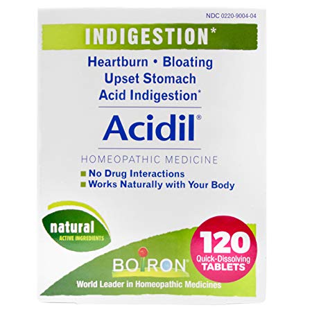 Boiron Acidil Tablets for Indigestion Relief