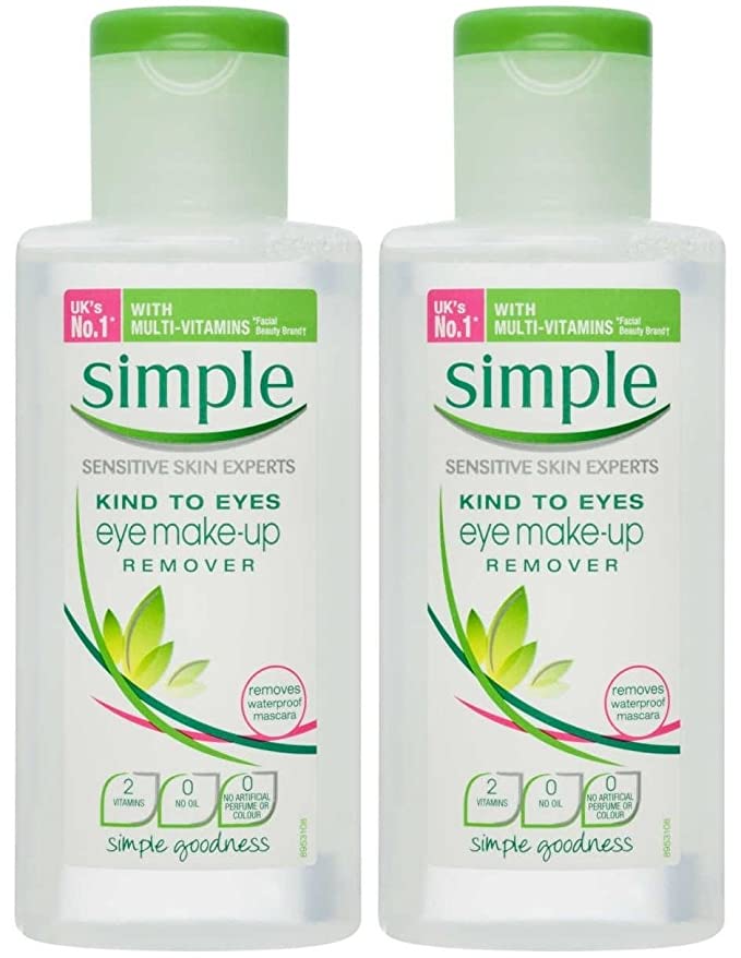 Simple Kind To Eyes Eye Makeup Remover, 4.2 Ounce (Pack of 2)