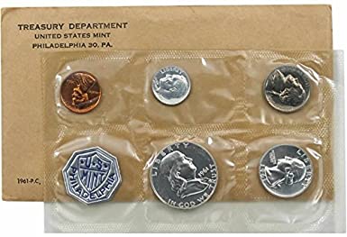 1961 P US PROOF Set in original packaging from US mint Proof