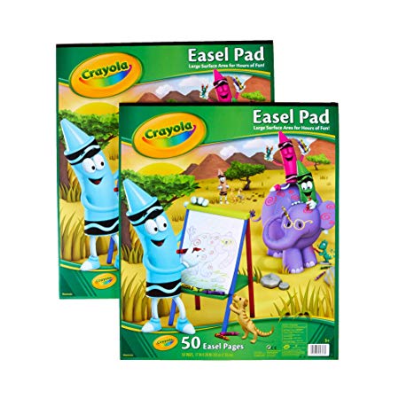 Crayola Easel Pads, Painting Supplies, Gift for Kids, Each 50 Pgs