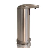 Spruce and Chic Automatic Touchless Soap Dispenser - Sensor Pump - Perfect for Bathroom and Kitchen - Stainless Steel - Smudge Resistant Brushed Nickel