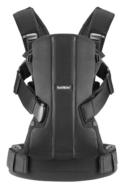 BABYBJORN Baby Carrier We Black Cotton