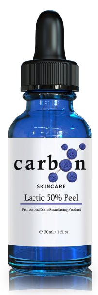 Lactic Acid Face Peel 50% for Your Best Microdermabrasion from Carbon Skincare. This Chemical Peel will Exfoliate like a Laser Skin Treatment with Incredible Skin Saving Effects so you can 'Get Your Glow Back'