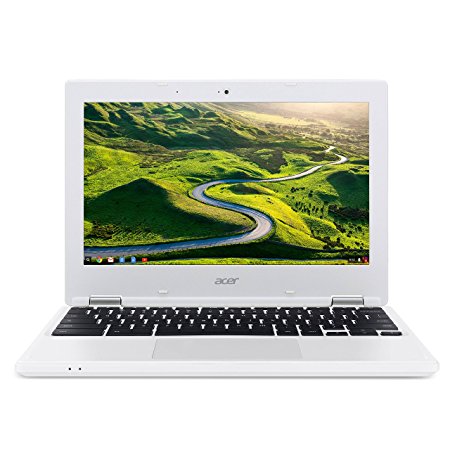 Acer Chromebook CB3-131-C3SZ 11.6-Inch Laptop (Intel Celeron N2840 Dual-Core Processor,2 GB RAM,16 GB Solid State Drive,Chrome), White(Certified Refurbished)