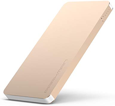 Power Bank,Parkman T1 Travel 4000mAh External Portable Charger Pack Power Bank for iPhone,Samsung, Sony,Cell Phones, Tablets (Gold)