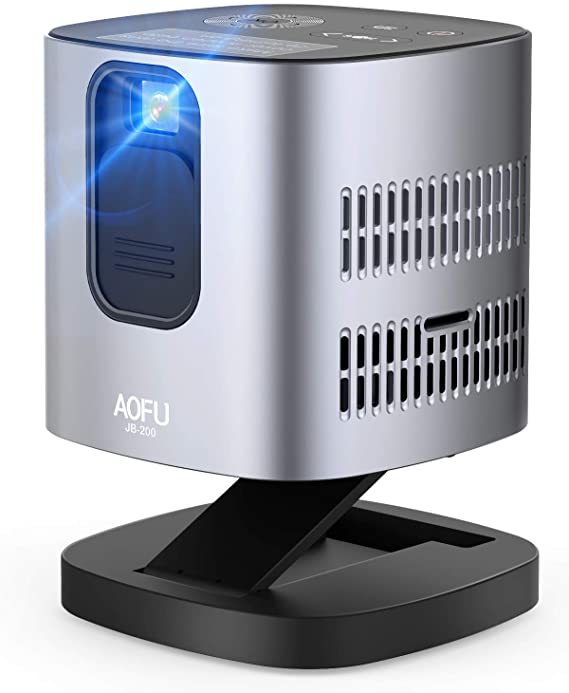 AOFU Wi-Fi Mini Projectors,150 ANSI Lumen Portable Projector,Native 720p Full HD Resolution,Movie Projector,110 Inch Picture,Outdoor or Home Projector,and conferencing Equipment