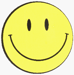 Classic Happy Face / Smiley Face 3" Round Sticker / Decal