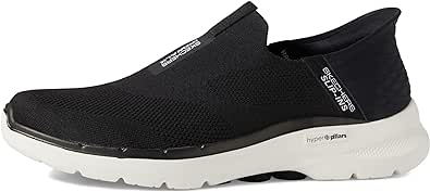 Skechers Mens Gowalk 6 Slip ins Athletic Slip on Walking Shoes | Casual Sneakers With Memory Foam