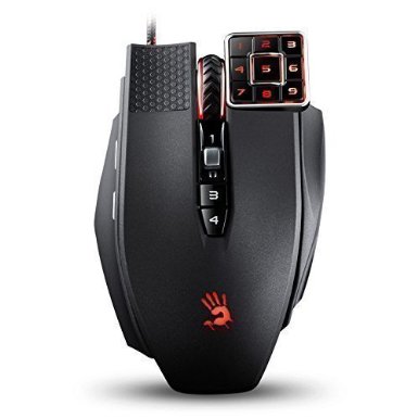 Gaming Mouse Bloody ML160 Commander Laser Gaming Mouse Advanced weapon tuning and macro setting 8200CPI Infrared-Micro Switch Light Strike Gamers Choice Gaming Mouse