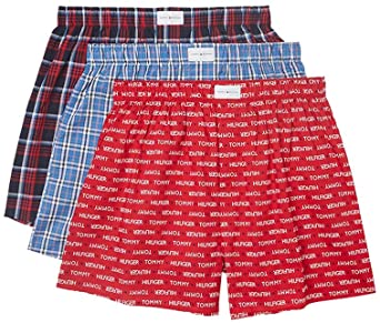 Tommy Hilfiger Men's Underwear Multipack Cotton Classics Woven Boxer