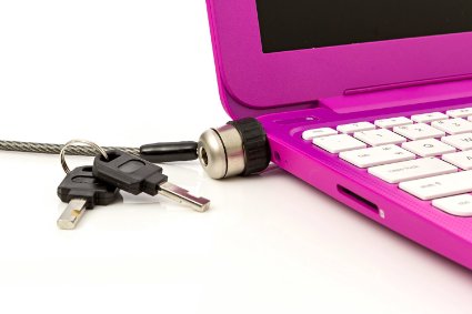 Laptop Cable Lock - 6ft Cable - 2 Keys - Notebook & Computer Security Anti-Theft PC Locking Kit