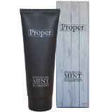 Mens Shampoo with Invigorating Tea Tree and Peppermint Oil - Salon Quality Care From Proper Hair Products - Infused with Oils to Help Alleviate Dandruff Dry and Itchy Scalp and Hair Loss or Thinning Hair