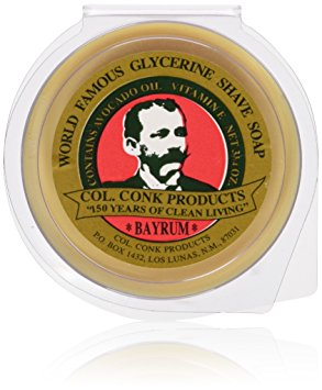Col. Conk Bay Rum Shaving Soap 3.75 Ounce Large