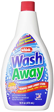 Whink Wash Away Stain Remover, 16 Fl Oz, (Pack of 3)