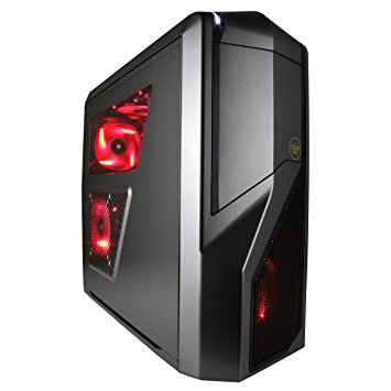 CUK Annihilator VR Extreme Gaming PC (i7-7700K, 32GB RAM, 512GB NVMe SSD   4TB, NVIDIA GTX 1080 8GB, Windows 10) The Best New VR Ready Tower Desktop Computer for Gamers (Gun Metal)