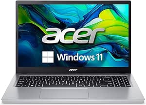 acer Aspire Go 15 Slim Laptop | 15.6" FHD (1920 x 1080) IPS | Intel Core i3-N305| Intel UHD Graphics | 8GB LPDDR5 | 128GB UFS | Wi-Fi 6 | AI PC | Windows 11 Home in S Mode | AG15-31P-3947