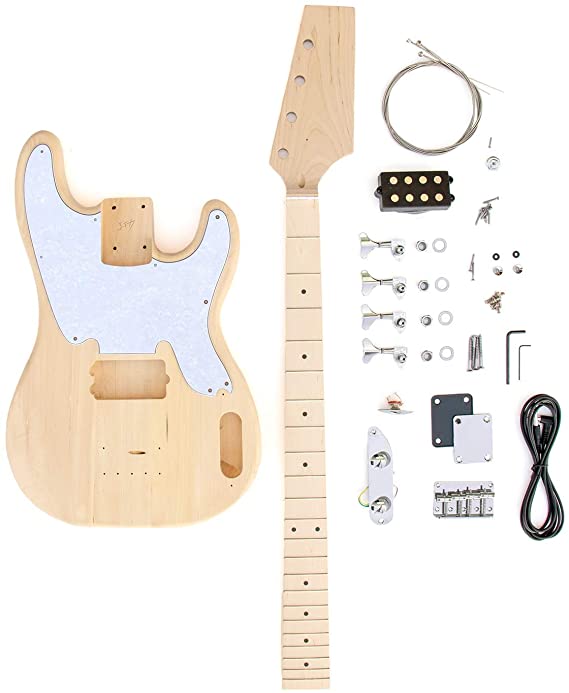 DIY Electric Bass Guitar Kit - 70s TL Bass Build Your Own Bass Kit