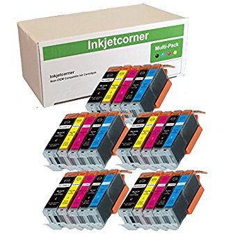 Inkjetcorner 25 Pack Compatible Ink Cartridges Replacement for 270 271 XL for Pixma MG5721 MG5722 MG6821 MG6822 TS5020 TS6020