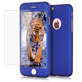 iPhone 6/ 6S case, VPR 2 in 1 Ultra Thin Full Body Protection Hard Premium Luxury Cover [Slim Fit] Shock Absorption Skid-proof PC case for Apple iPhone 6/ 6S(4.7inch) (Navy)