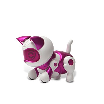 Tekno Newborns Electronic Robotic Pet - Interactive Kitty Cat - Pink Color