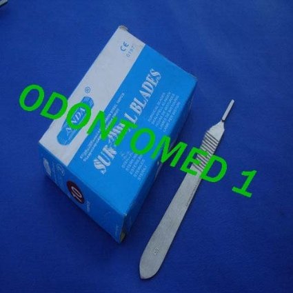 100 Scalpel Blades #22 with Free Handle