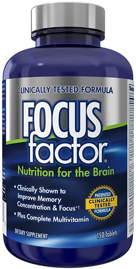 Focus Factor, Brain Health Supplement, 150 Count