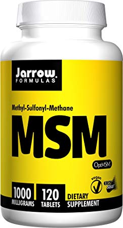 Jarrow Formulas, MSM, Joint Bone and Beauty Support, 1000mg, 120 Tablets