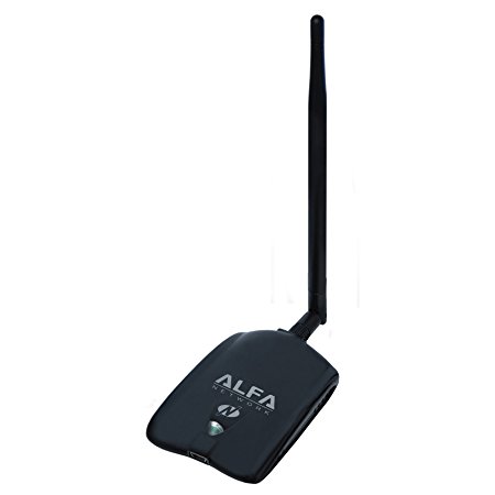 Alfa Network AWUS036NHA – USB WiFi Adapter, 150 Mbps, 802.11b/g/n, RP-SMA, Atheros Chipset ar9271l