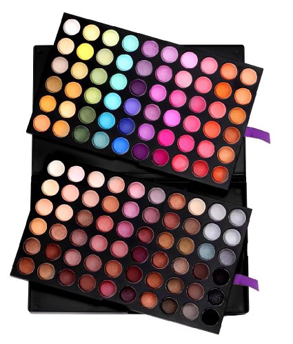 SHANY Ultimate Fusion Eyeshadow Palette (120 Color Eyeshadow Palette, Natural Nude and Neon Combination), Net Wt. 120g