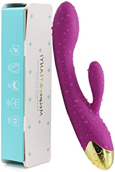 G Spot Rabbit Vibrator Adult Sex Toys with Bunny Ears for Clitoris Stimulation, Waterproof Personal Dildo Vibrator Clit Stimulator 10 Vibration Modes Quiet Dual Motor for Women Rechargeable