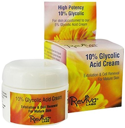 Reviva Labs 10 Glycolic Acid Cream -- 15 oz
