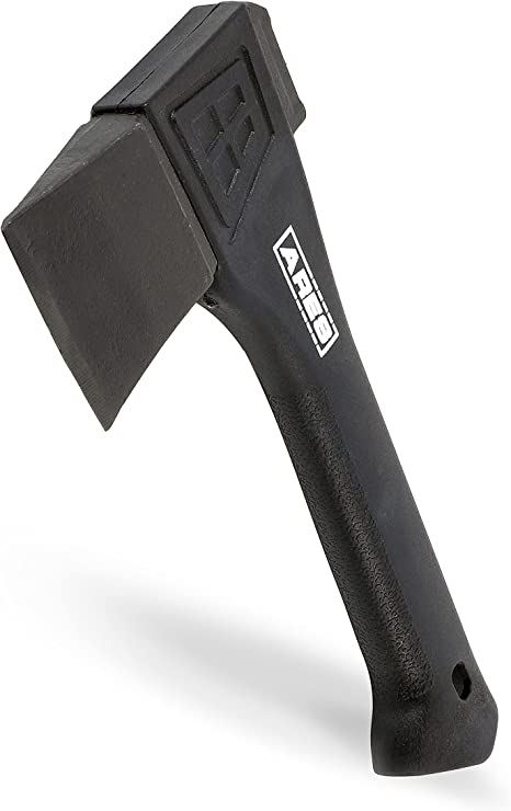 ARES 45002 - 9-Inch Camping Hatchet – Lightweight Fiberglass Handle Construction – High-Carbon Steel Blade Head – Gardening, Hiking, and Outdoor / Adventure Applications