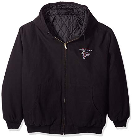 Dunbrooke Apparel NFL Cumberland Canvas Quilt Lined Hooded Jacket