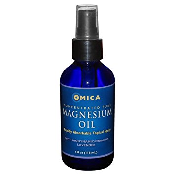 Magnesium Oil Topical Spray w/ Biodynamic Lavender (4 Oz)