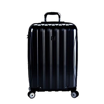 Delsey Luggage Helium Aero 25" Expandable Spinner Trolley (Black)