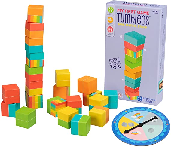 Educational Insights My First Game: Tumbleos - Matching, Numbers & Counting Preschool Game 1714