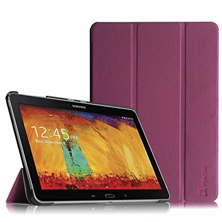 Fintie Samsung Galaxy Note 10.1 2014 Edition Case Cover - Ultra Slim Lightweight Stand Smart Shell with Auto Sleep/Wake Feature, Purple