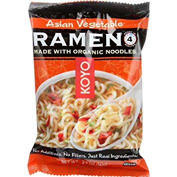 Koyo Asian Vegetable Ramen, 2.1-Ounce Packages (Pack of 12)