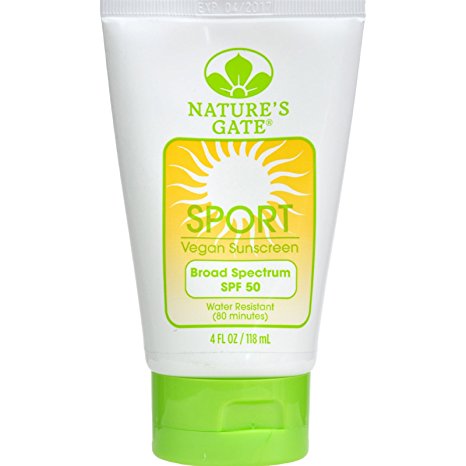 Nature's Gate Sport Broad Spectrum SPF 50 Sunscreen, 4 oz