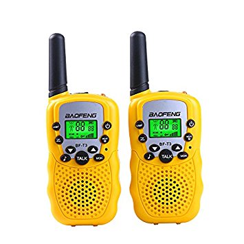 Baofeng BF-T3 Walkie Talkies for Kids, Long Range up to 3-5Km 22 Channel FRS/GMRS LCD Screen Portable Two-Way Radios for Child Hunting Accessories (1 Pair)