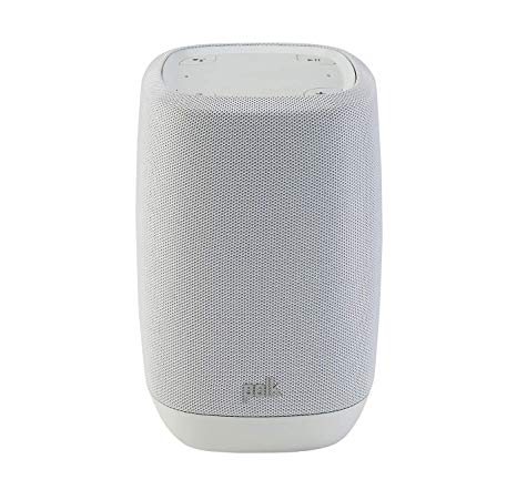 Polk Assist Smart Speaker with Google Assistant Built-In - Cool Grey