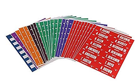 Fantasy Football Draft Labels Over 400 Player Stickers